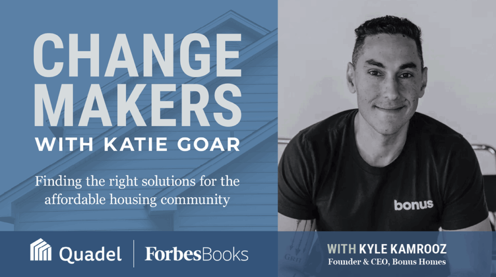 Katie sits down with Kyle Kamrooz, founder of Bonus Homes. He shares his innovative approach to affordable housing and helping middle-class families maximize the long-term value of homeownership. With decades of experience in mortgages and fintech, Kyle introduces the model behind Home Appreciation Partnerships (HAPs)—a unique solution that enables homeowners to access their home equity without having to sell. Discover how Bonus Homes transforms houses into income-generating assets by managing them as rental properties, taking the hassle and risk of landlording off the homeowner’s plate. Kyle breaks down the challenges many homeowners face, the downsides of traditional home sales, and how holding onto appreciating property can provide lasting financial benefits. This model helps preserve low mortgage rates, generate passive income, and create long-term financial flexibility through shared future appreciation. From policy implications to real-life stories of financial relief, this conversation delves into how Bonus Homes is offering a new way to think about homeownership and financial planning. Whether you’re a homeowner, investor, or simply curious about alternative housing finance, this episode provides fresh insight into building long-term value through real estate. Tune in to hear Kyle’s vision for a smarter, more flexible path to financial security—one home, one partnership at a time.
